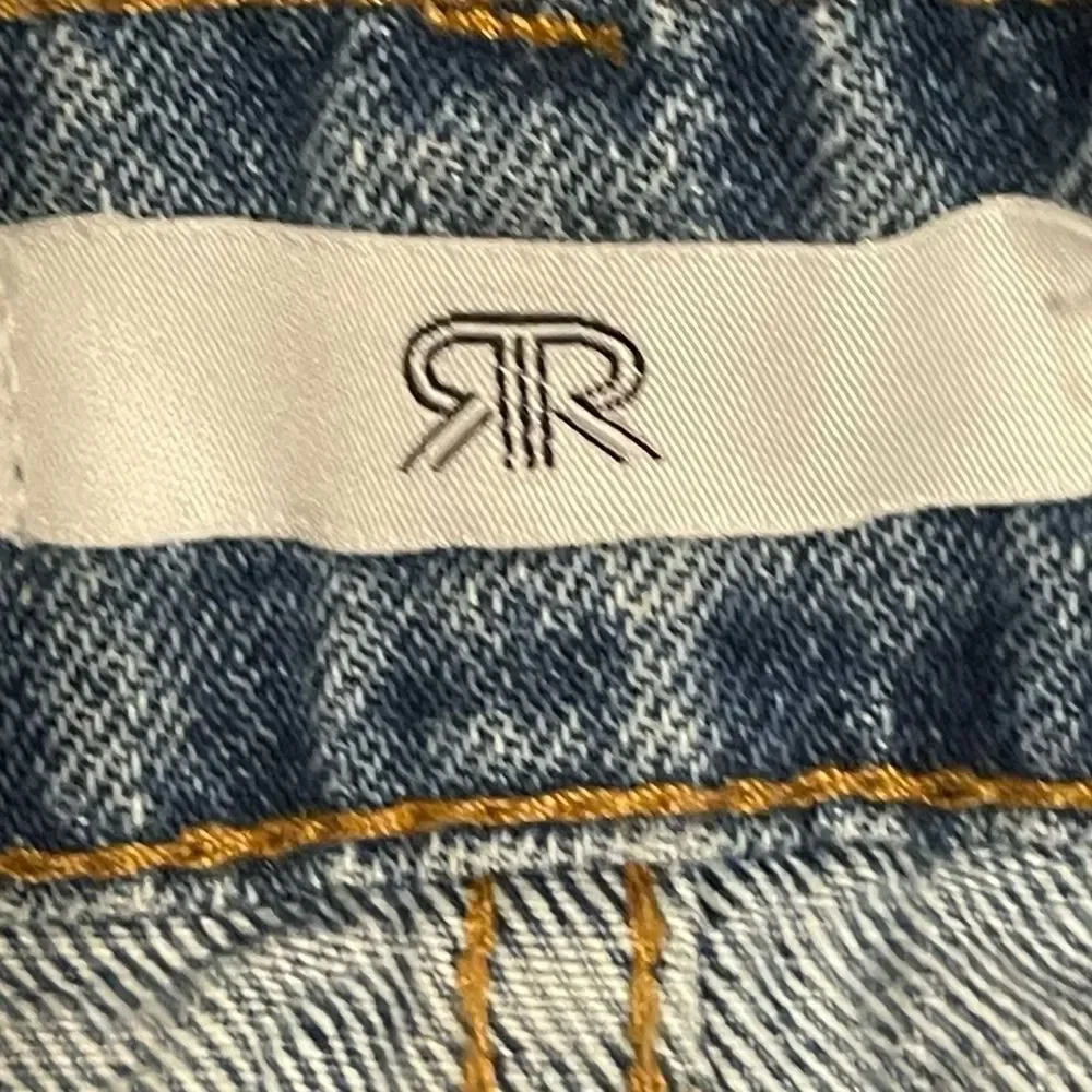 LaRedoute Full Button Front Jean Denim Short Skirt Y2K Size 8